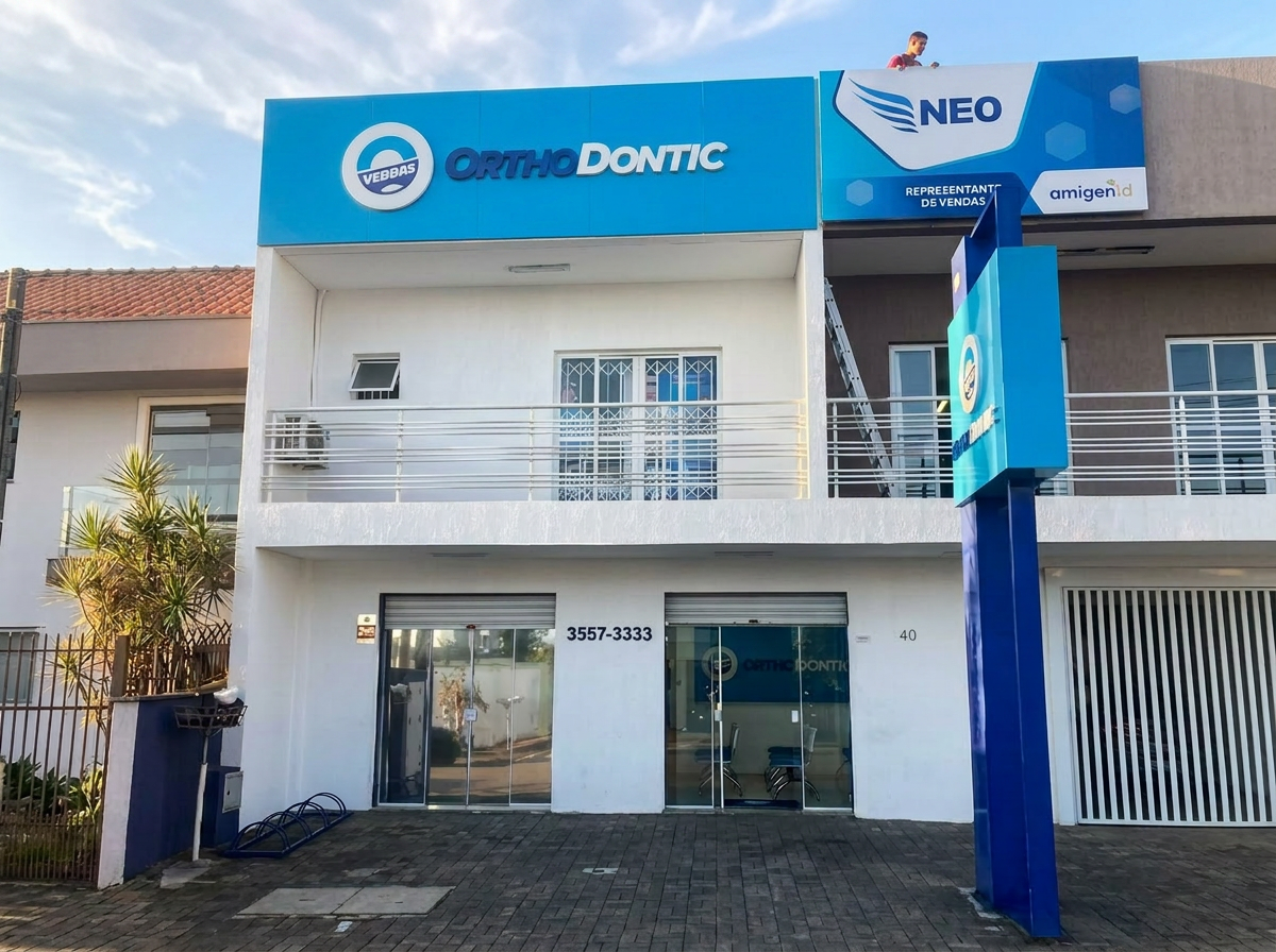 Fachada da unidade Pinhais